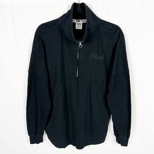 Pink Victoria’s Secret Pullover 1/4 zip with Pockets PC